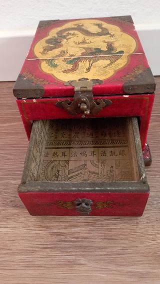 Antiguo joyero con espejo
