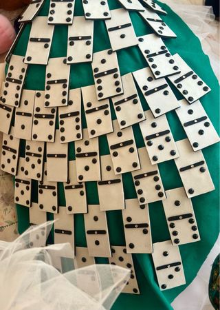 Disfraz Mujer Casino Gold & White