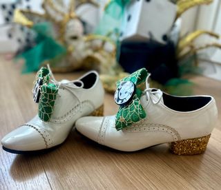 Disfraz Mujer Casino Gold & White