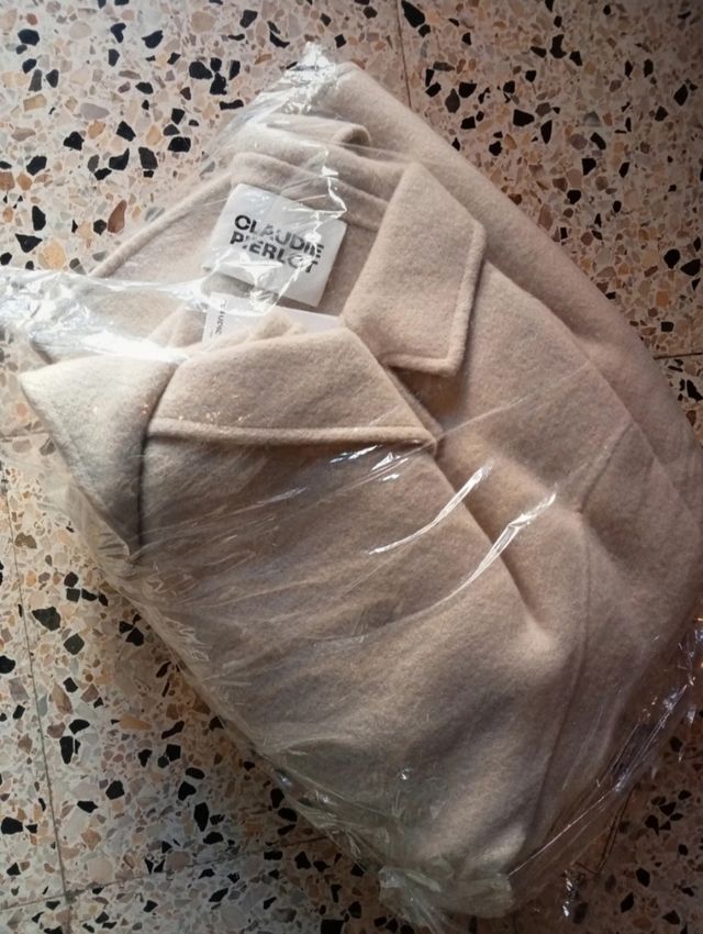 Gabardina Claudie Pierlot Beige Talla 40