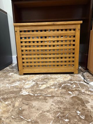 Baúl de almacenaje de madera de pino