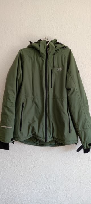 Chaqueta Impermeable Verde Oliva