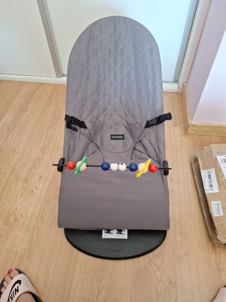 Mecedora para bebé Love Baby gris