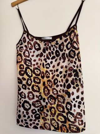 Top elegante maculato