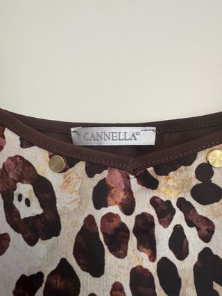 Top elegante maculato