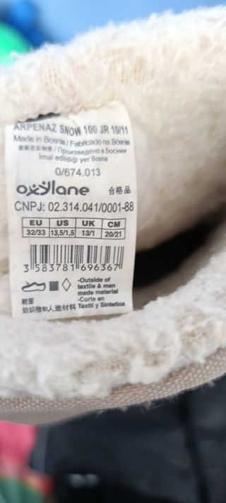 Botas de nieve para niñ@ Quechua