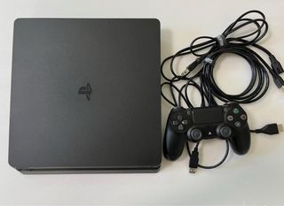 PS4 Slim 500GB + Mando + GTA V, FIFA 17, COD WW2