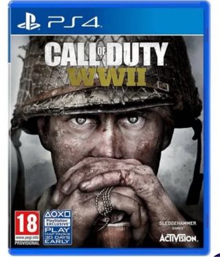 PS4 Slim 500GB + Mando + GTA V, FIFA 17, COD WW2