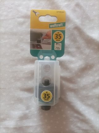Broca corona Wolfcraft 35mm para grifo