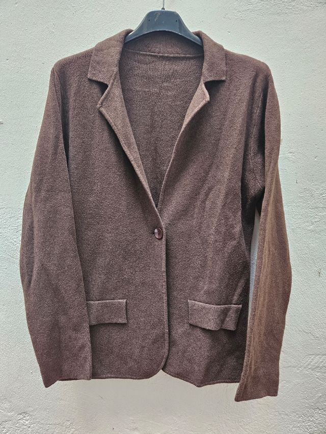 Americana / Cárdigan Marrón Talla M