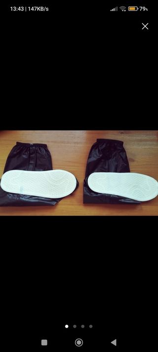 Chubasqueros impermeables para pies de moto