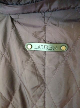 Abrigo Ralph Lauren Talla M Morado