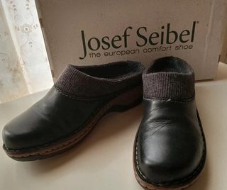 Zuecos Josef Seibel Talla 40 Negros