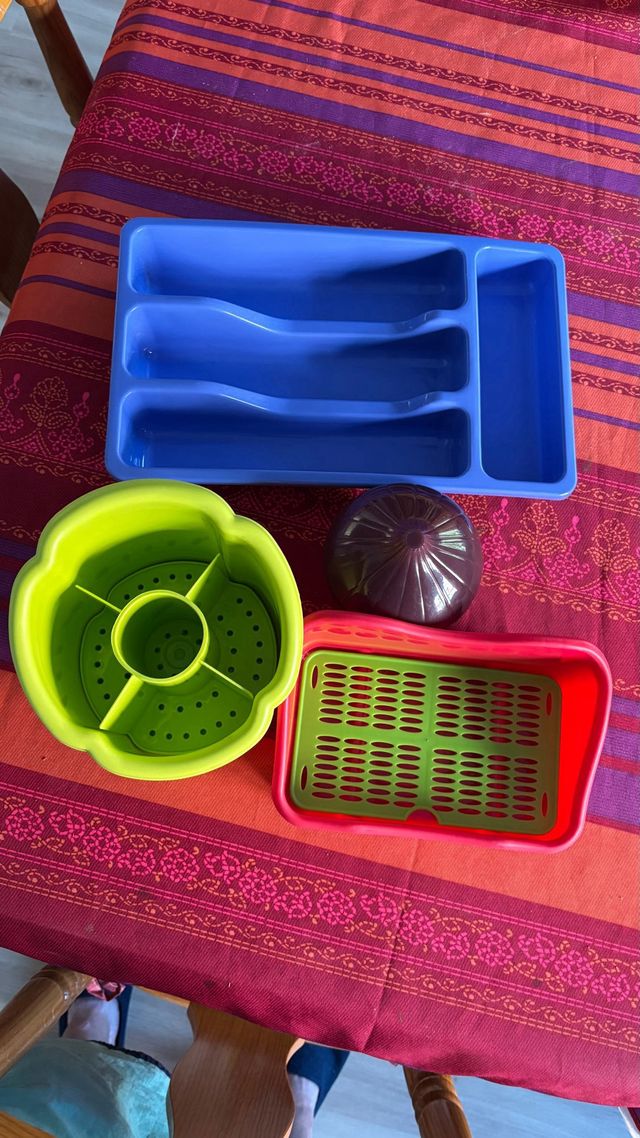 Vendo Lote de Tapers Plástico