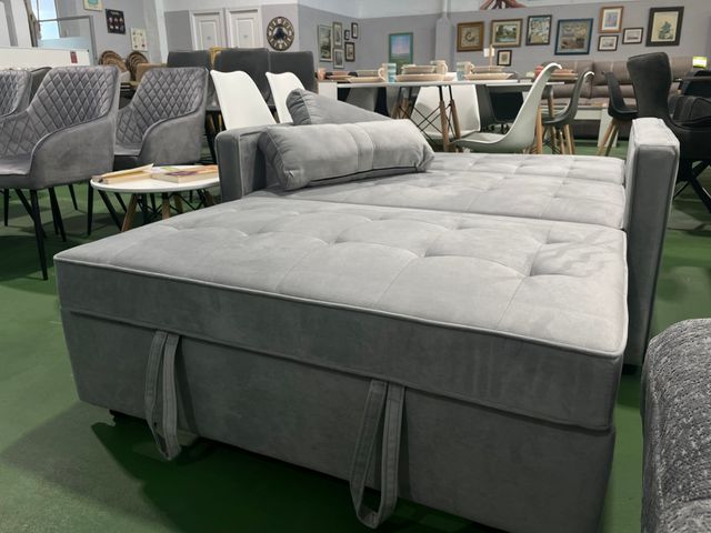 Últimooo Sofá Cama Gris Nuevo con envio
