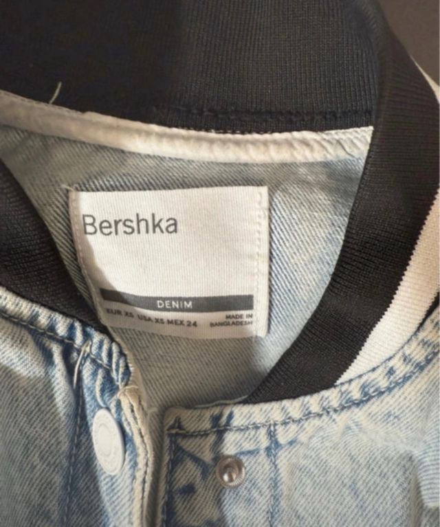 Chaqueta Bomber Vaquera Bershka