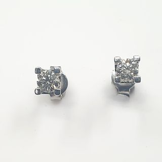Pendientes Brillantes Garras 0.50 CT