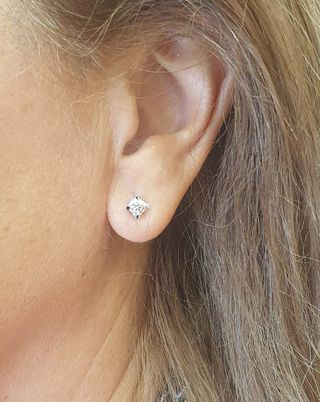 Pendientes Brillantes Garras 0.50 CT