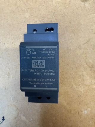 Fuente Alimentación Mean Well 36W 24V 1.5A