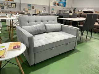 Sofá Cama Gris Nuevo - Envio gratis