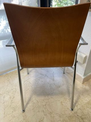 Sillas Vintage Piel y Madera