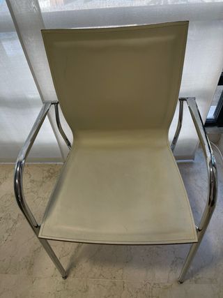 Sillas Vintage Piel y Madera