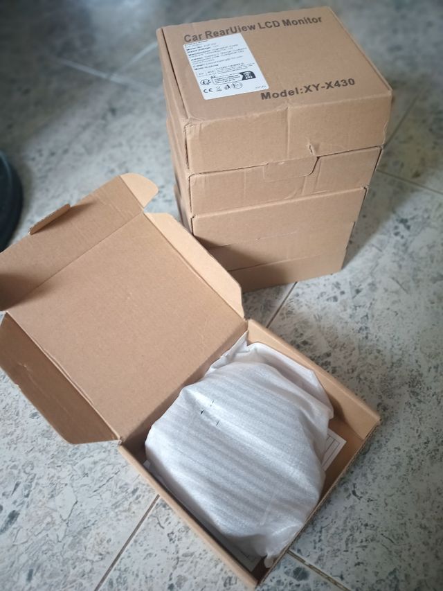 6 Cámaras Coche Visión Trasera LCD Monitor