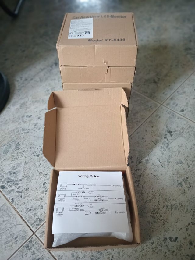 6 Cámaras Coche Visión Trasera LCD Monitor