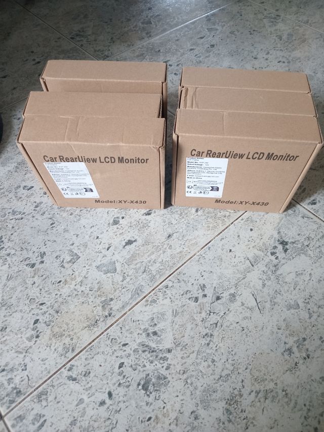 6 Cámaras Coche Visión Trasera LCD Monitor