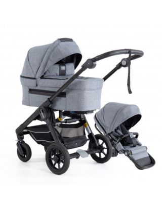 Cochecito de bebé + silla + accesorios 