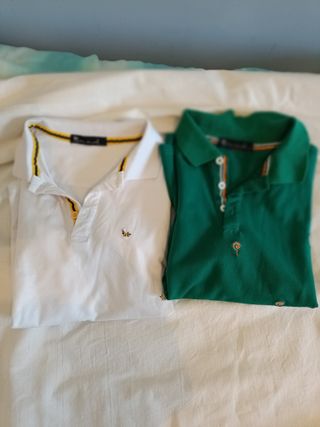 Lotto 2 Polo Ragazzo 13-14 Anni Ricamati