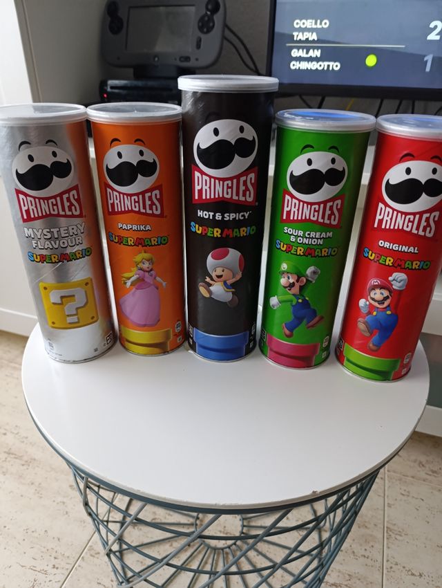 Botes Pringles Colección Mario Bros