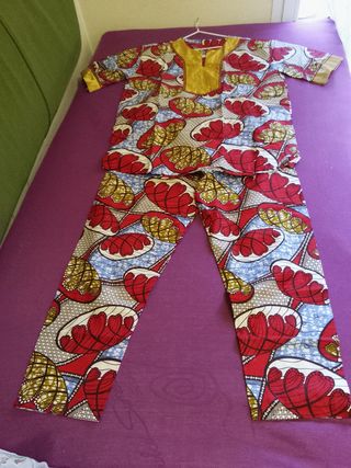 Traje Africano Estampado Talla XXXL