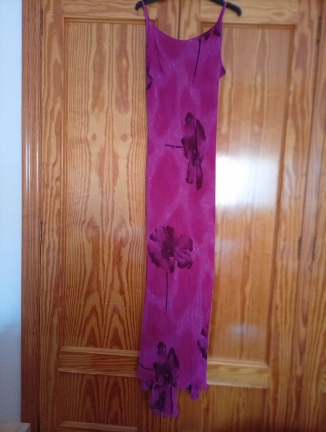 Vestido largo estampado floral