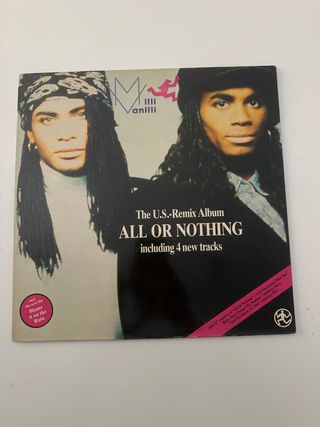 Vinilo Milli Vanilli All or Nothing