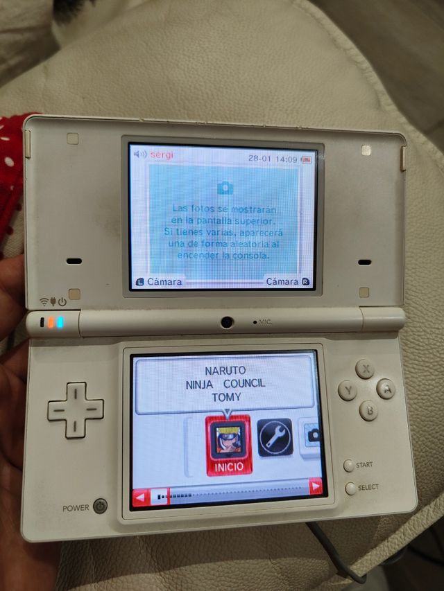 Nintendo DS Blanca Completa con Caja y Manuales