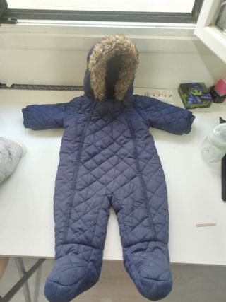 Saco de invierno para bebé azul
