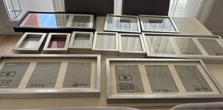 Lote Marcos Fotos IKEA Negro y Plateado