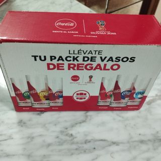 Pacchetto da calcio Coca Cola e Danone World