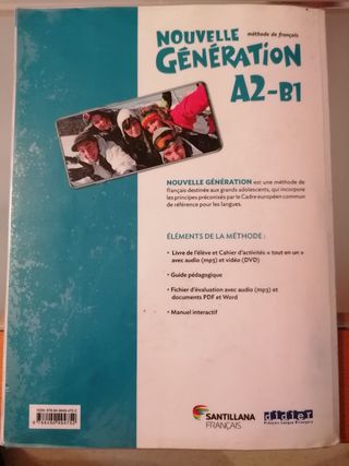 NOUVELLE GENERATION A2/B1 LIVRE/EXERCICES+CD+DVD