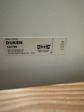 Cama individual Ikea blancas 90X200