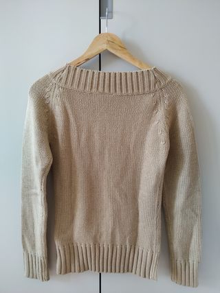 Jersey Beige Green Coast Trenzado