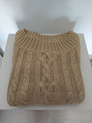 Jersey Beige Green Coast Trenzado