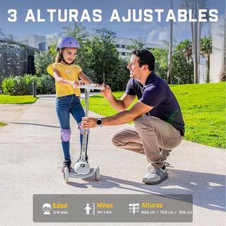 Patinete eléctrico infantil luces LED SIN ESTRENAR