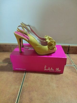 Zapatos Lolita Blu mostaza