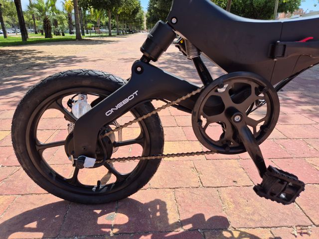 Bicicleta Eléctrica Plegable Onebot S6 Negra