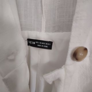 Mono blanco de Shein talla L 