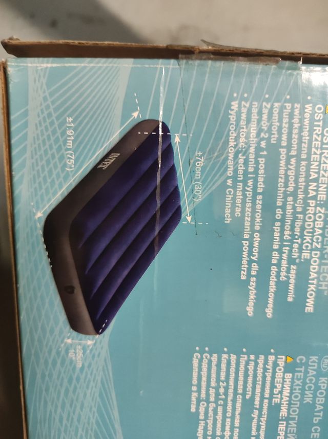 Colchão Inflável Intex 76x190cm