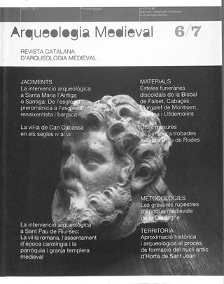 ARQUEOLOGIA MEDIEVAL REV. CAT D'ARQUEOLOGIA 5 NÚM