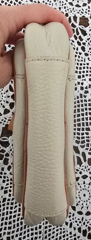 Mini borsa beige e marrone